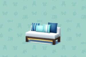 ポケ森のアクアリウムなおへやのソファ