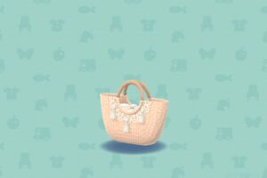 ポケ森のタッセルかごバッグ・ホワイト