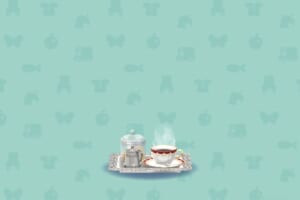 ポケ森のてもちのコーヒートレー・シルバー