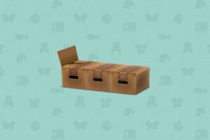 ポケ森のダンボールベッド