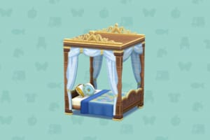 ポケ森のハリボテのてんがいつきベッド