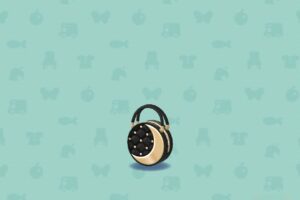 ポケ森のみかづきなハンドバッグ・くろ