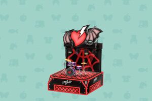 ポケ森のデビルハートなドラムステージ