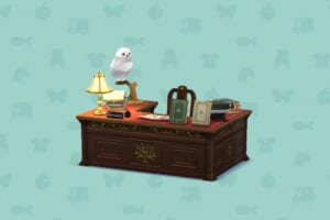 ポケ森のとしょかんのししょカウンター