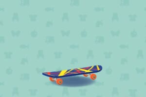 ポケ森のてもちのスケートボード・ネイビー