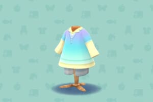 ポケ森のオーロラベストコーデ・グリーン